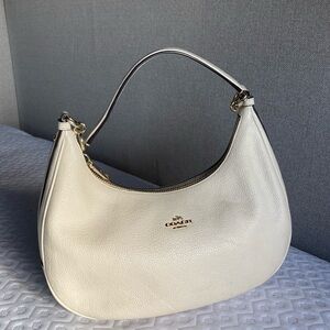 Coach Cream Leather Hobo Bag
